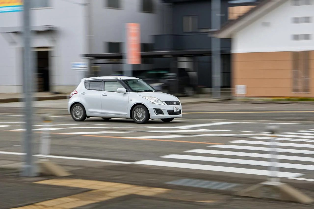 White car